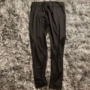 Zara Black Leggings with Sheer at Knees